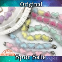 Czv 3D Trái Tim Jibits Cho Croc Dây Xích Đậu Jibitz Charm Acrylic Giày Quyến Rũ Jibbits Crocks Giày Phụ Kiện Trang Trí