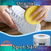 Czv HEQU Giày Trắng Vệ Sinh Chăm Sóc Vết Bẩn Làm Trắng Bụi Bẩn Kem Cho Bàn Chải Giày Có Thể Tái Sử Dụng Giày Thể Thao Làm Sạch Với Bọt Biển Lau