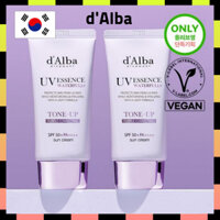 [D 'Alba] Bộ đôi kem chống nắng tông màu tím 50mL đầy nước