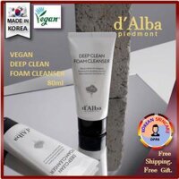 [D 'Alba] VEGAN WHITE TRUFFLE DEEP CLEAN FOAM CLEAN CLEAN FOAM CLEANSER 80ml