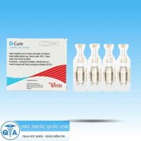 D-Cure 25.000I.U Dung dịch uống phòng và trị thiếu vitamin D (4 ống x 1ml)