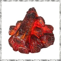 [D E O K] 1 Cái Nhật Ký Lò Sưởi Giả LED Lò Sưởi Mô Phỏng Đèn Lửa Than Có Thể Tái Sử Dụng Thiết Thực An Toàn Đèn Ngủ Thực Tế Cho Phòng Khách