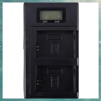 [D G Y J] Bộ sạc pin máy ảnh Np-Fw50 Npfw50 Bộ sạc kép Usb Lcd cho A6000 5100 A3000 A35 A55 A7S Ii Alpha 55 Alpha 7 A