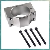 [D G Y J] Giá đỡ động cơ kẹp trục chính, Kẹp khung nhôm với 4 vít cho giá đỡ gắn động cơ máy khắc CNC