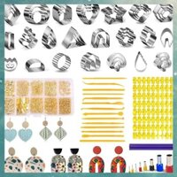 [D G Y J] Máy cắt đất sét Polymer để làm bông tai, dành cho bộ dụng cụ đất sét Polymer để cắt bông tai đất sét điêu khắc DIY