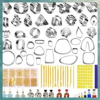 [D G Y J] Máy cắt đất sét Polymer để làm bông tai, dành cho bộ dụng cụ đất sét Polymer cho phụ kiện cắt bông tai đất sét điêu khắc DIY