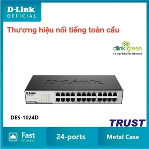 Thiết bị chia mạng Switch D-Link DES-1024D 24-Port 10/100Mbps Ethernet