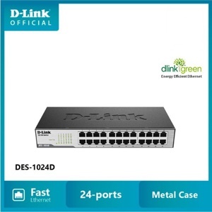 Thiết bị chia mạng Switch D-Link DES-1024D 24-Port 10/100Mbps Ethernet