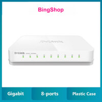 D-Link gigabit 8 cổng Bộ chia tín hiệu Switch RJ45- Thiết bị chuyển mạch D-LINK DGS-1008A