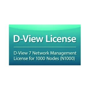 D-View 7 Network Management System (NMS) License for 1000 Nodes D-Link DV-700-N1000-LIC