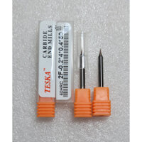 (D0.2-D0.9) Dao phay ngón hợp kim 2F-60HRC. Dao phay hợp kim 2F-60HRC chuyên phay thép, inox.