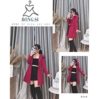D068 - Áo khoác dạ 2 lớp, Áo dạ nữ có mũ - Si tuyển