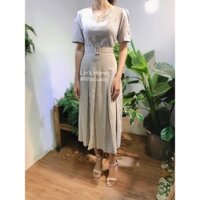 D071 - (HÀNG ĐẶT MAY THEO SỐ ĐO) ĐẦM LINEN