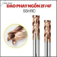 D10 - D14 Dao phay ngón 2F/ 3F/ 4F 55HRC, gia công Nhôm, Sắt, Thép...