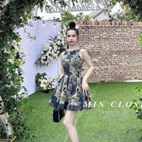 D11 - Đầm Hình Gấu Cộc Tay Dáng Xòe