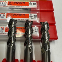 (D12) Dao phay trụ nhôm hợp kim 60HRC, 3F-12*12*36*75