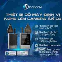 D3 Doscom – Thiết Bị Dò Máy Nghe Lén , Định Vị , Rệp, Camera Ẩn