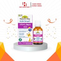 D3 thuần ORGANIC - Nature's Way Kids Smart Infant Drops VD3 bổ sung Vitamin D3 cho bé