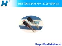 D468 TO92 TRANS NPN 1.5A 25V (DIP) (5c)                                               Yêu thích