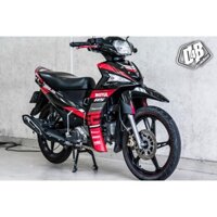 [D4B-Tem chuẩn xịn] Tem trùm xe Sirius FI Red Motul