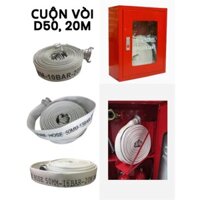 D50, 20M - CUỘN VÒI TƯỚI NƯỚC, DÂY DẪN, ỐNG TƯỚI, VÒI CHỮA CHÁY D50, 20M, 10 BAR - 13 BAR - 16 BAR KÈM KHỚP NỐI