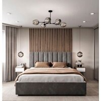 D55- Bộ ốp đầu giường bọc da sang trọng (1m2=>2m2) cao 55cm dày 3.5cm được tặng keo 3M siêu dính