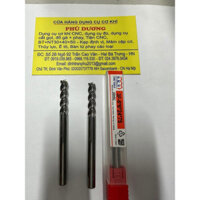 (D6) Dao phay trụ nhôm hợp kim 60HRC, 3F-6*6*24*75