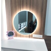 [D60 - Hậu Led]  Gương Tròn Hậu Đèn Led - Đường Kính 60cm - Full phụ kiện - FULL MÀU ĐÈN LED