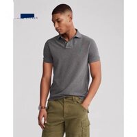 D6QA Ralph Lauren 2023 spring and summer men's business and leisure classic basic all-match simple solid color classic lapel thin polo shirt