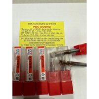 (D7-8) Dao phay ngón hợp kim 60HRC phủ Tin, Đường kính từ 7->8