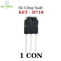 D718 transistor hãng KEC - lưng đồng mạ NIKEN chất lượng -1 Cây 30 Cái