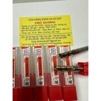 (D7.5) Dao phay ngón hợp kim 60HRC phủ Tin, 4F-7.5*8*22.5*60