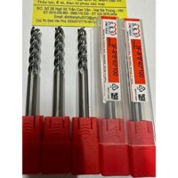 (D8) Dao phay trụ nhôm hợp kim 60HRC,  3F-8*8*40*100