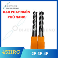 D9 - D15 Dao phay ngón  2F-3F-4F 45HRC gia công nhôm, sắt thép, chất liệu hợp kim