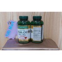 🐟🐋Dầ𝐮 𝐜á 𝐍𝐚𝐭𝐮𝐫𝐞'𝐬 𝐁𝐨𝐮𝐧𝐭𝐲 𝐅𝐢𝐬𝐡 𝐎𝐢𝐥 𝟏𝟒𝟎𝟎𝐦𝐠 - 𝟗𝟖𝟎𝐦𝐠 𝐎𝐦𝐞𝐠𝐚 𝟑 𝐜ủ𝐚 𝐌ỹ