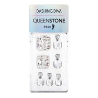 Đá ấn dính trang trí móng chân Dashing Diva Queen Stone