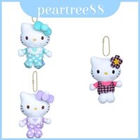 Da Báo Duyên Dáng Sanrio In Quần Áo Cho Bé Mèo Sang Trọng Móc Khóa Búp Bê Thu Nhỏ