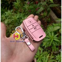 [Da bò 100%]  Bao Da Chìa Khoá KIA morning cerato, K3, K5, Seltos, Soluto, Sorento, Rondo... kèm tặng móc khóa