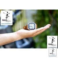(DA BÒ CAO CẤP) DÂY ĐỒNG HỒ DA BÒ THẬT CASIO AE1200/SEIKO 5 RAM 1985 VÀNG Sữa-CHÍNH HÃNG RAM LEATHER ,