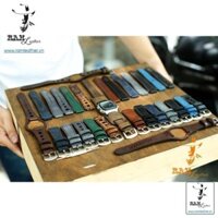 (DA BÒ CAO CẤP) Dây đồng hồ da bò cho Casio 1200 / 1300 / 1100 và Seiko/ SK - Da sáp ngựa điên cực chất ,