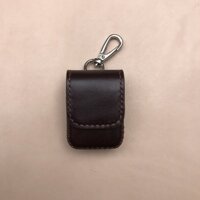 [Da bò thật] [Phụ kiện bật lửa] Bao da Zippo gắn thắt lưng , bao da bò Handmade - Nắp hút nam châm