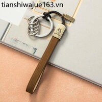 Da Bò Vòng Tay Móc Khóa Đơn Giản Tinh Tế Dây Xích Xe Nam Nữ Sáng Tạo Schoolbag Đồ Trang Trí Người Ảnh Hưởng Độc Đáo Vòng Chìa Khóa