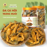 Da Cá Hồi Trứng Muối Tasty Food - Da Cá Sấy Giòn - Hũ 400g/800g - SP010