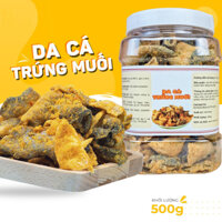 Da Cá Hồi Trứng Muối Tasty Food, da cá sấy giòn