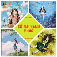 [Đã căng khung] Tranh Sơn Dầu Số Hóa Tự Tô _ Tổng hợp mẫu về Cô Gái Hạnh Phúc