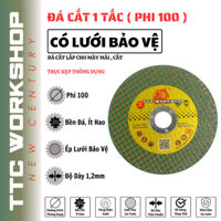 Đá cắt đa năng TIGER xanh chính hãng, đá cắt sắt, đá cắt inox 1 tấc thông dụng cắt cực mượt, bền đá, chất lượng cao