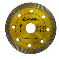 Đá Cắt Gạch WORKFIX 105mm - Đĩa Cắt Gạch Marble Granite Đá Hoa Cương