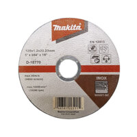 Đá cắt inox 125 x 1.2 x 22.2mm Makita D-18770