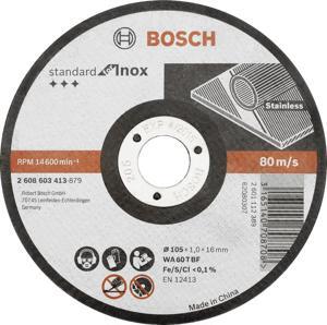 Đá cắt Inox Bosch 2608603413, 105 x 1 x 16mm