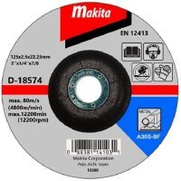 Đá cắt kim loại Makita D-18574, 125x3x22.23mm